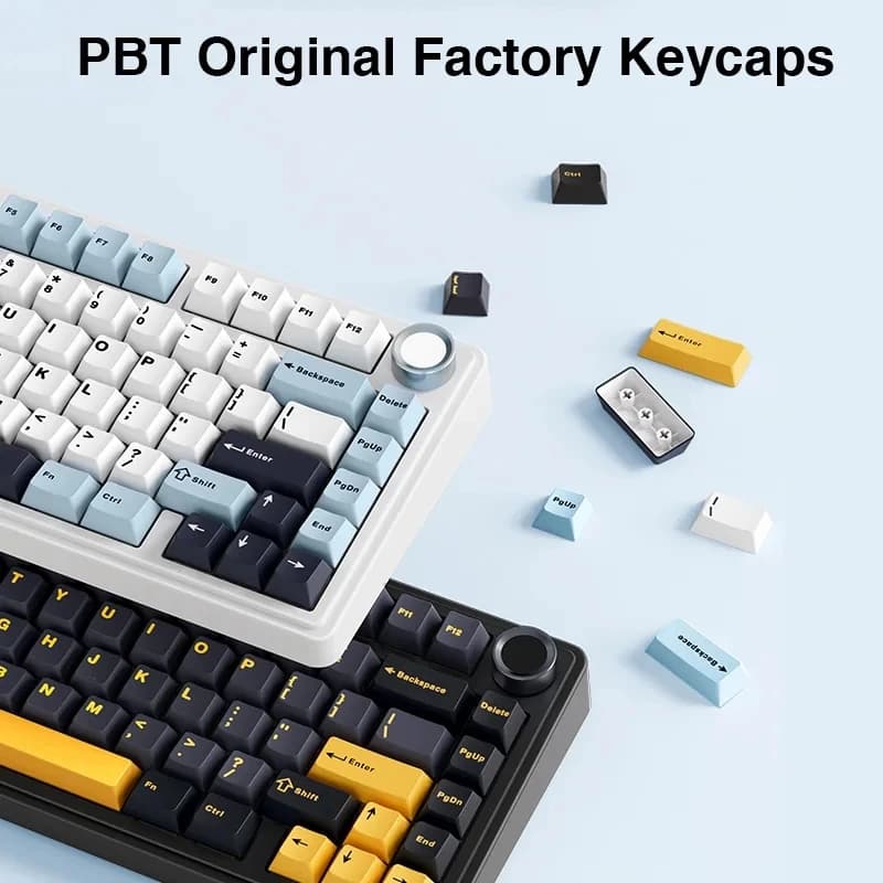 AULA F75 2.4G Wireless/Bluetooth/Tastiera meccanica da gioco cablata RGB Layout personalizzato al 75% Struttura della guarnizione del profilo OEM 3